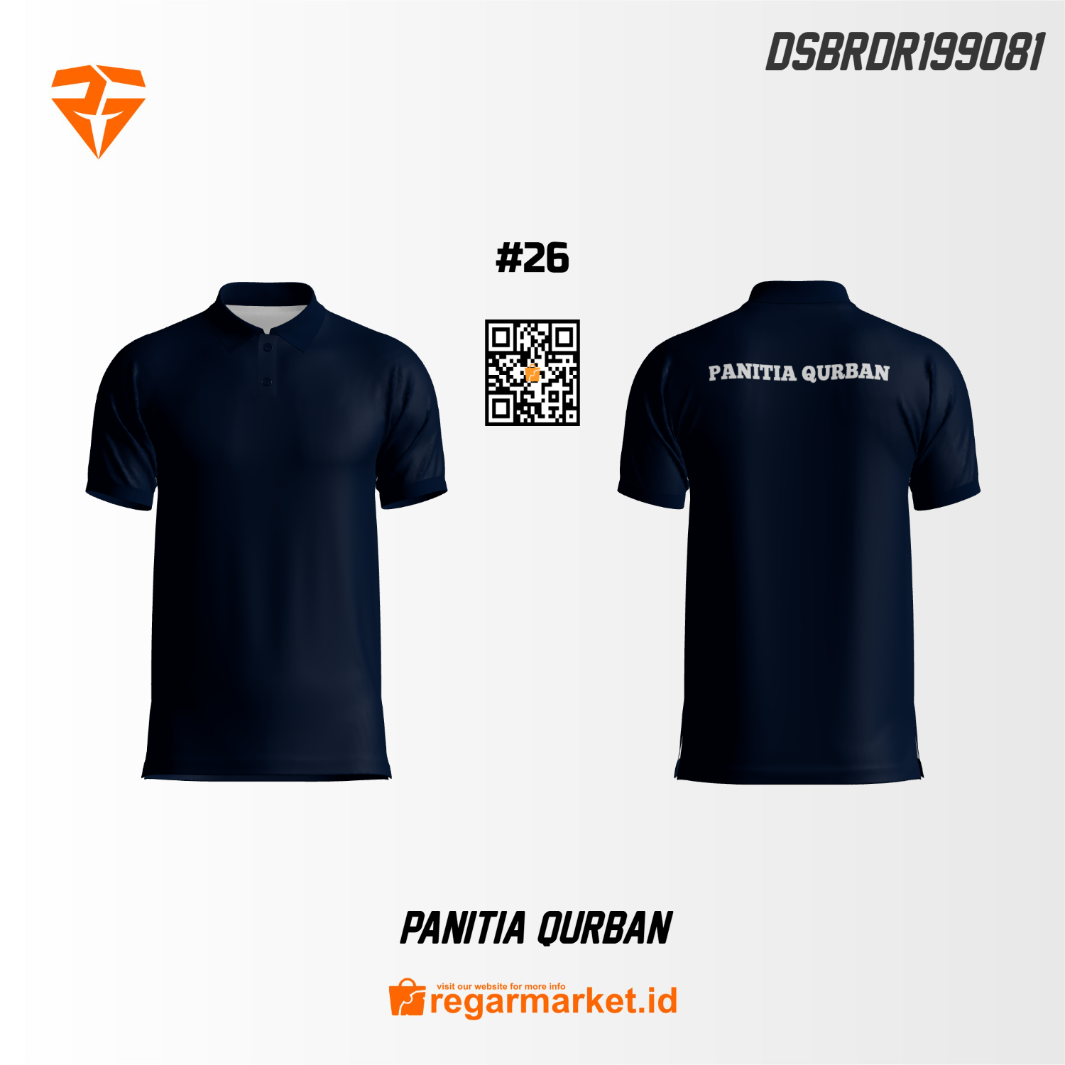 Kaos Bordir Panitia Qurban Custom DSBRDR199081