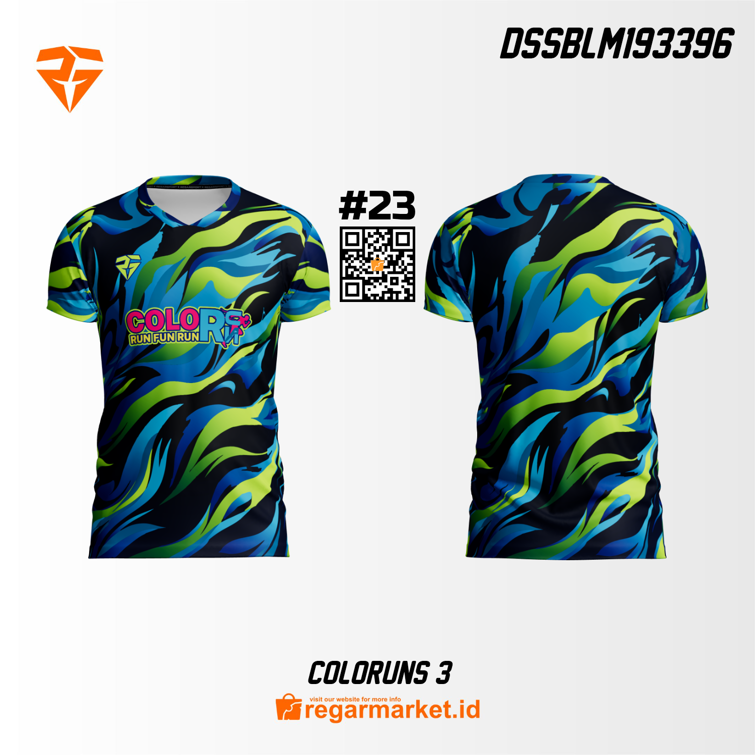 Jersey Running Custom Printing DSSBLM193396