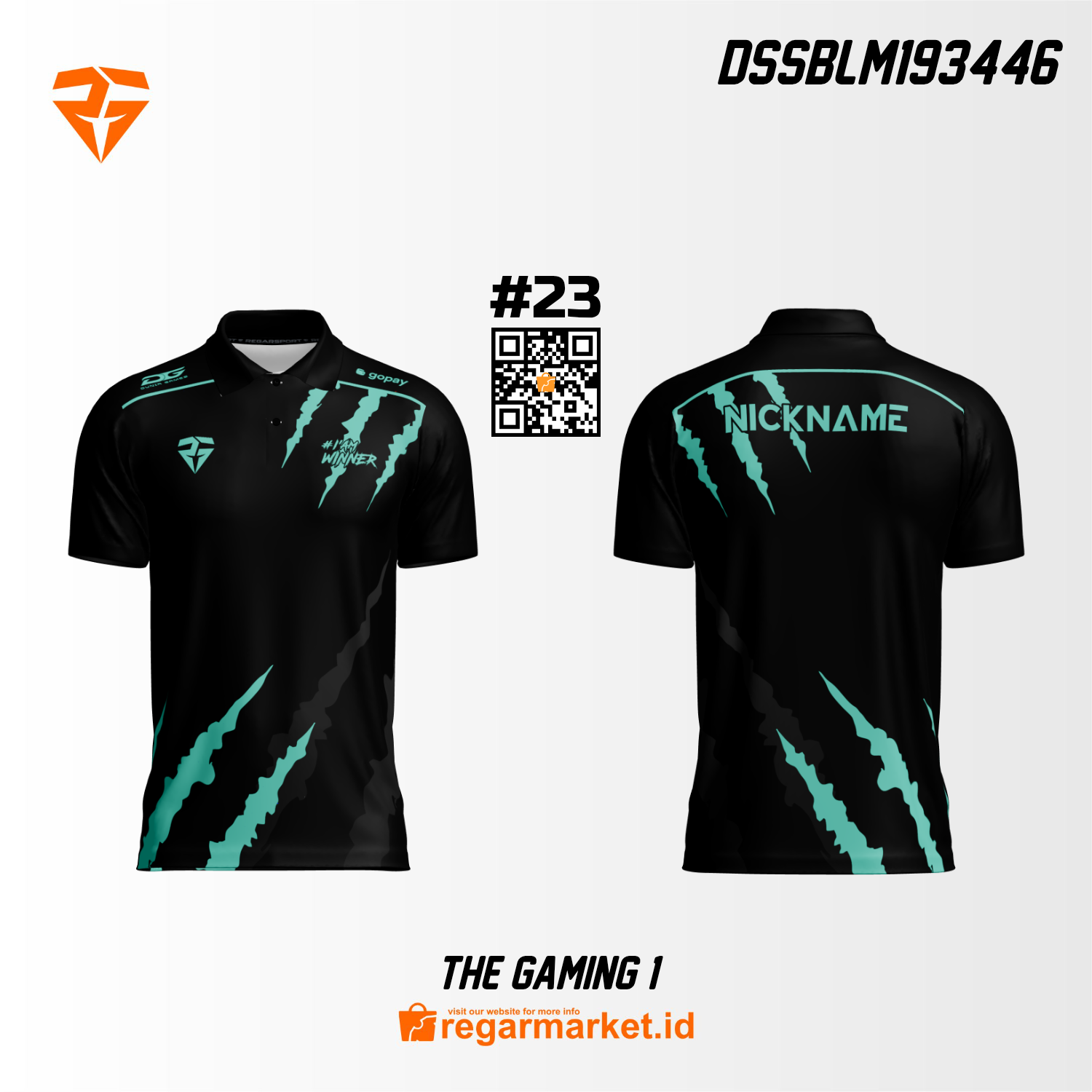 Jersey Gaming Custom Printing DSSBLM193446