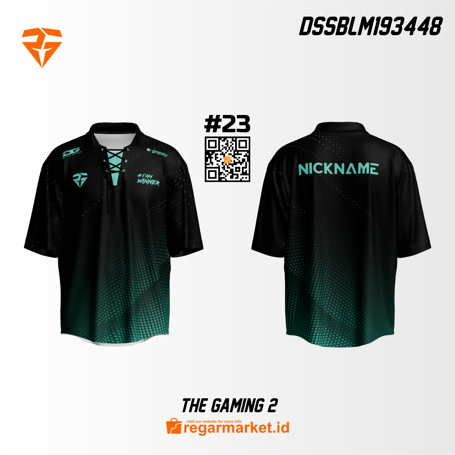 Jersey Gaming Custom Printing DSSBLM193448