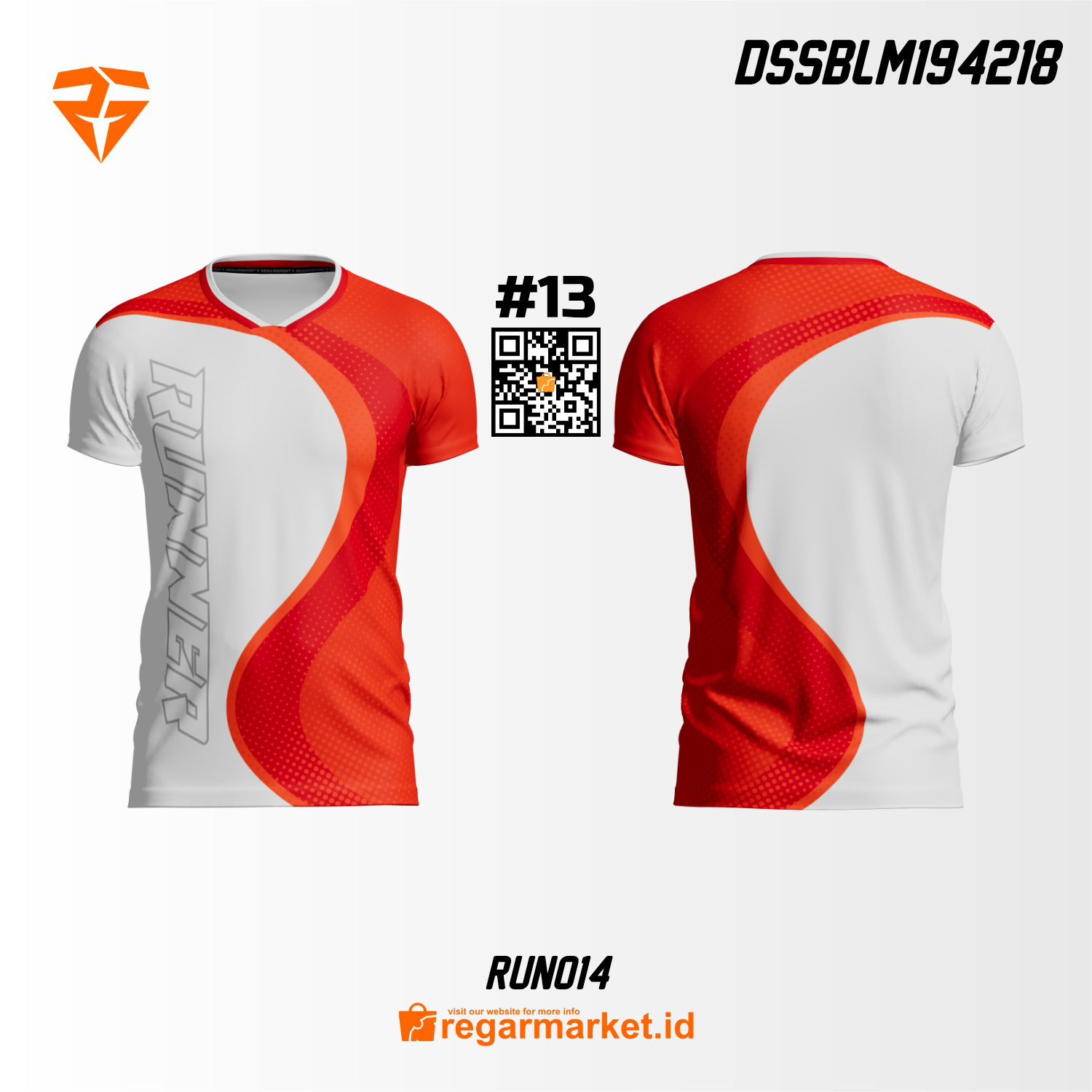 Jersey Running Custom Printing DSSBLM194218