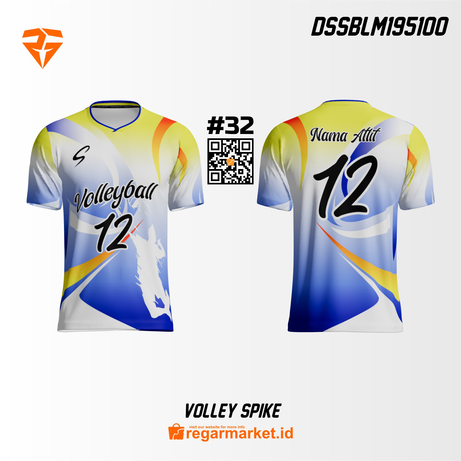 Jersey Voli Custom Printing DSSBLM195100