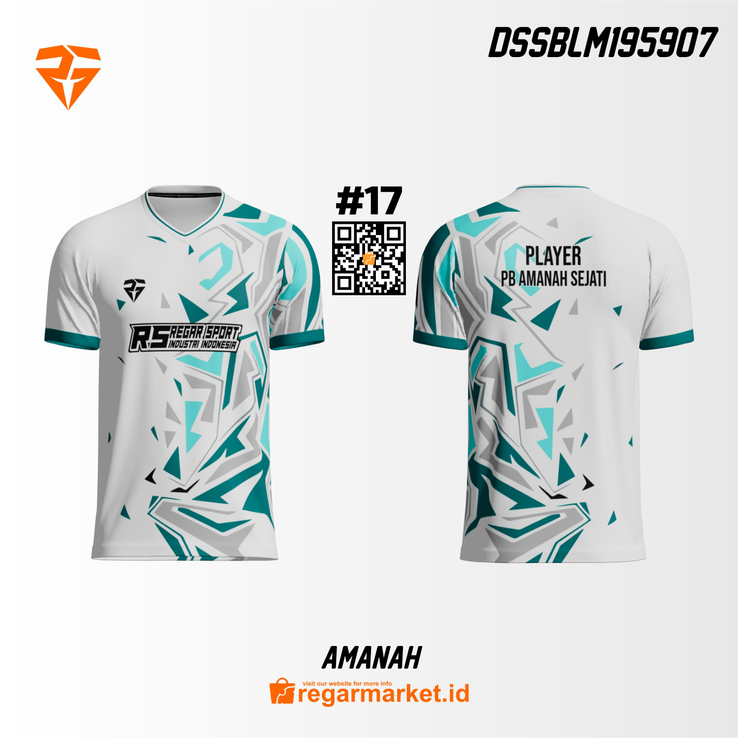 Jersey Badminton Custom Printing DSSBLM195907