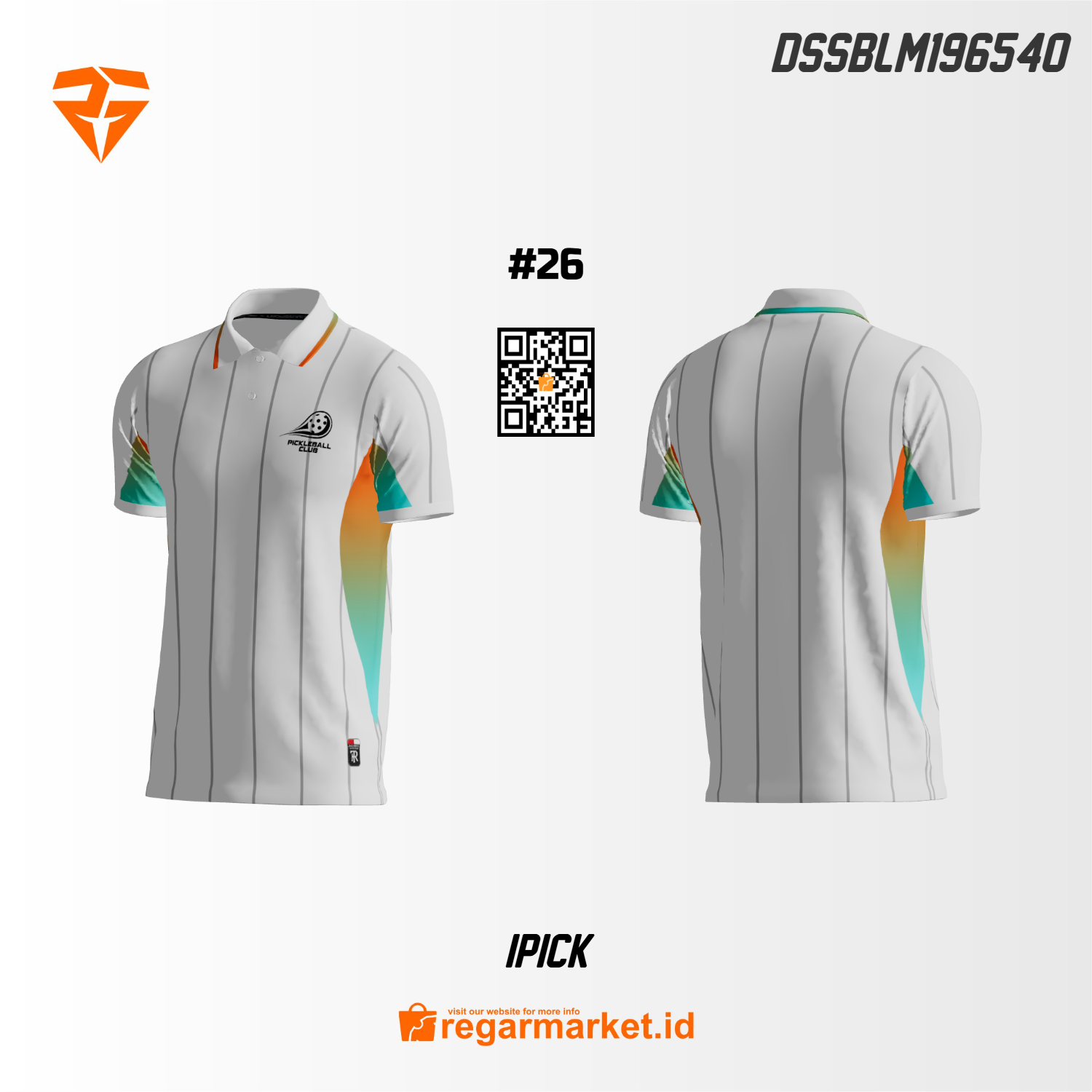 Jersey Tenis Custom Printing DSSBLM196540