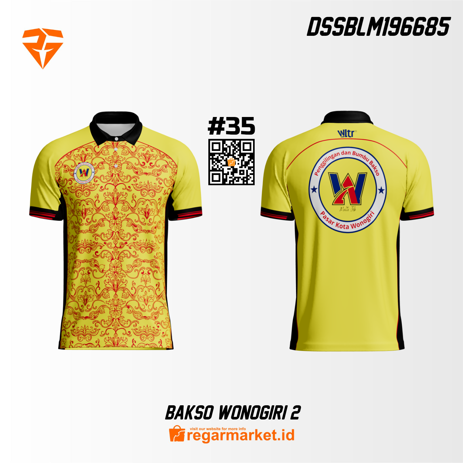 Jersey Bakso Wonogiri Custom Printing DSSBLM196685