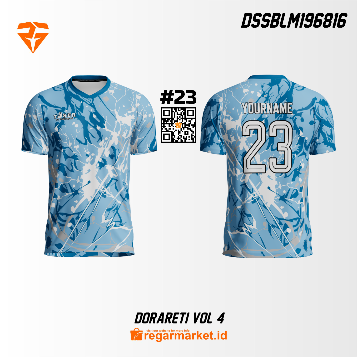 Jersey Voli Custom Printing DSSBLM196816
