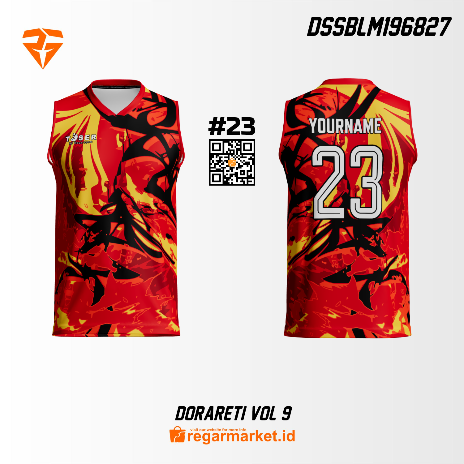 Jersey Voli Custom Printing DSSBLM196827