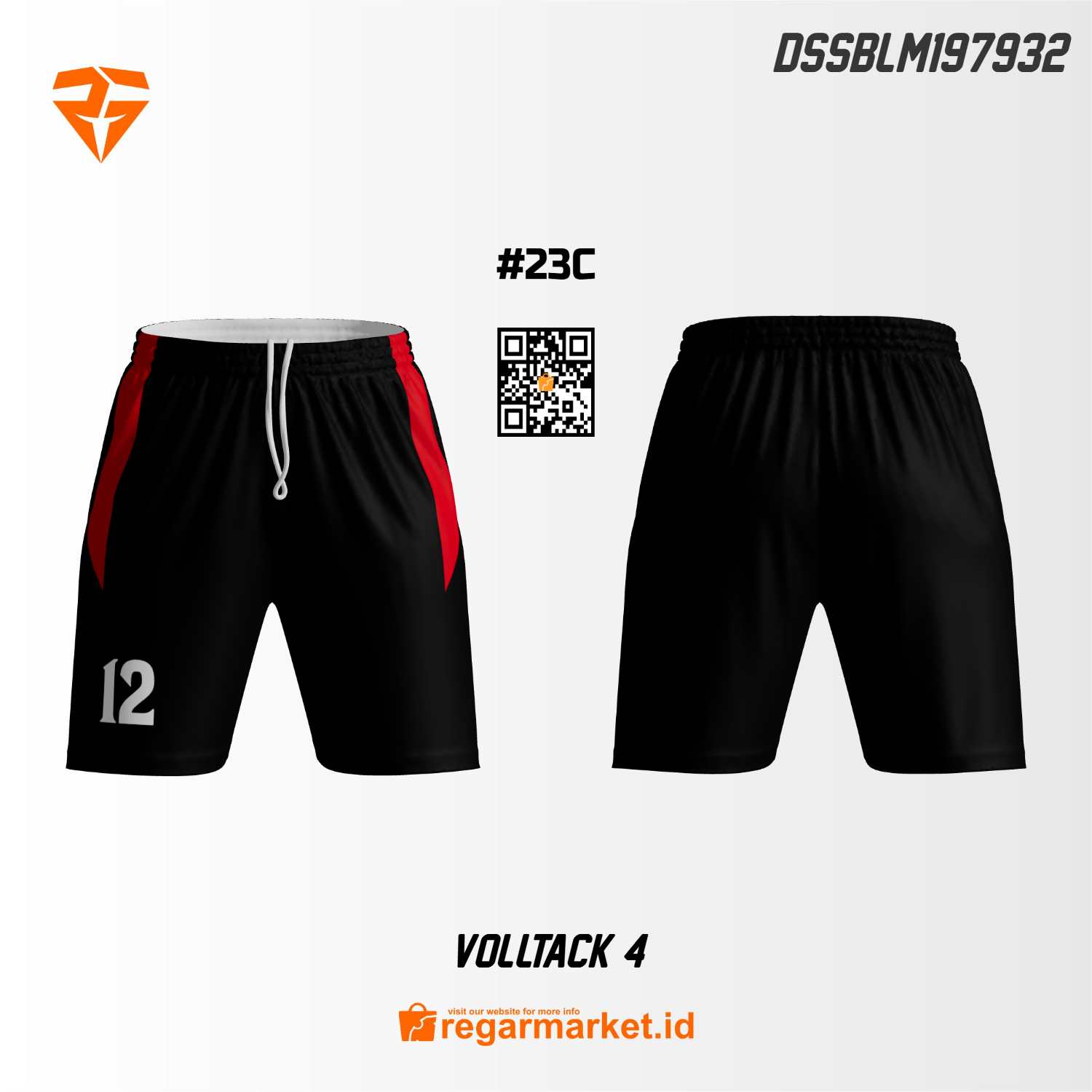 Setelan Jersey Bola Voli Custom Printing DSSBLM197932 - Gambar 2