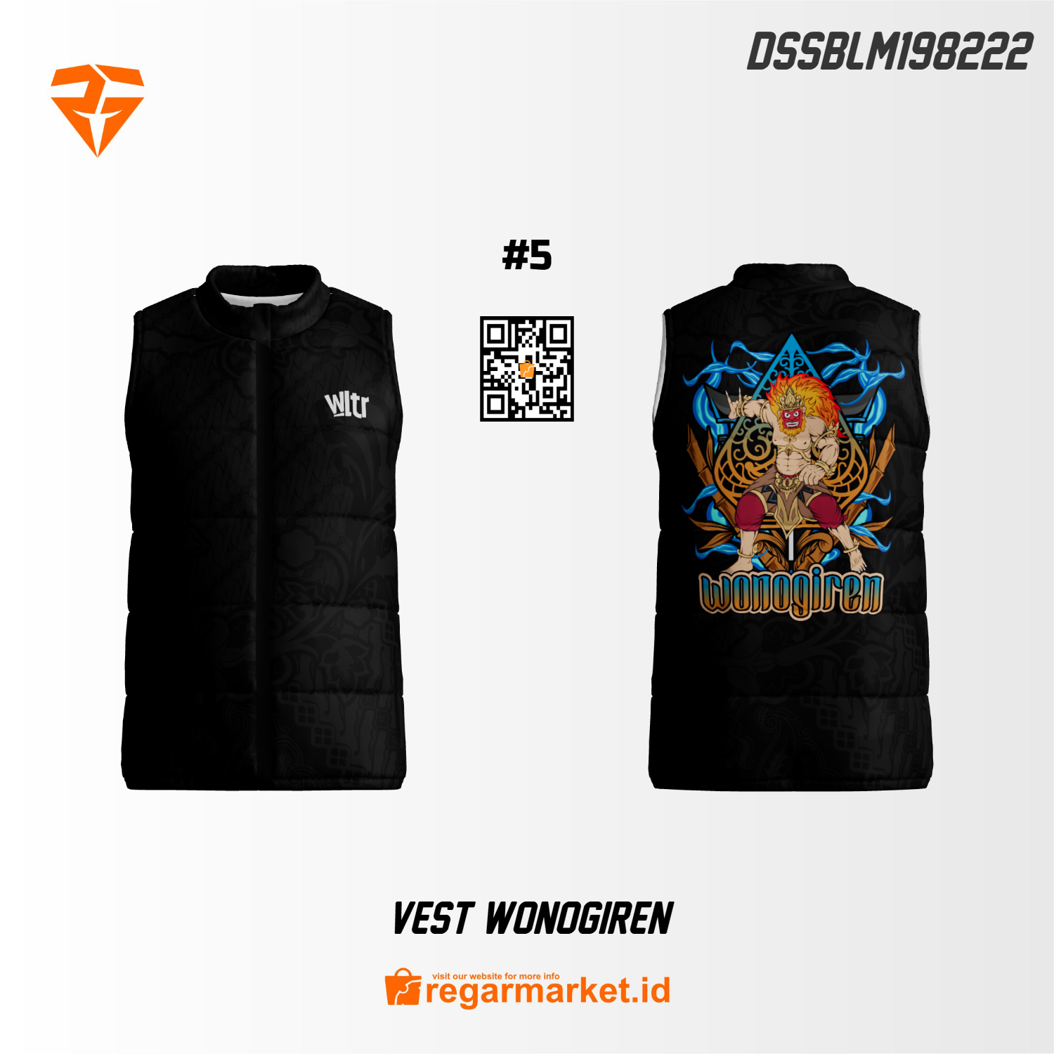 Vest Custom Printing DSSBLM198222
