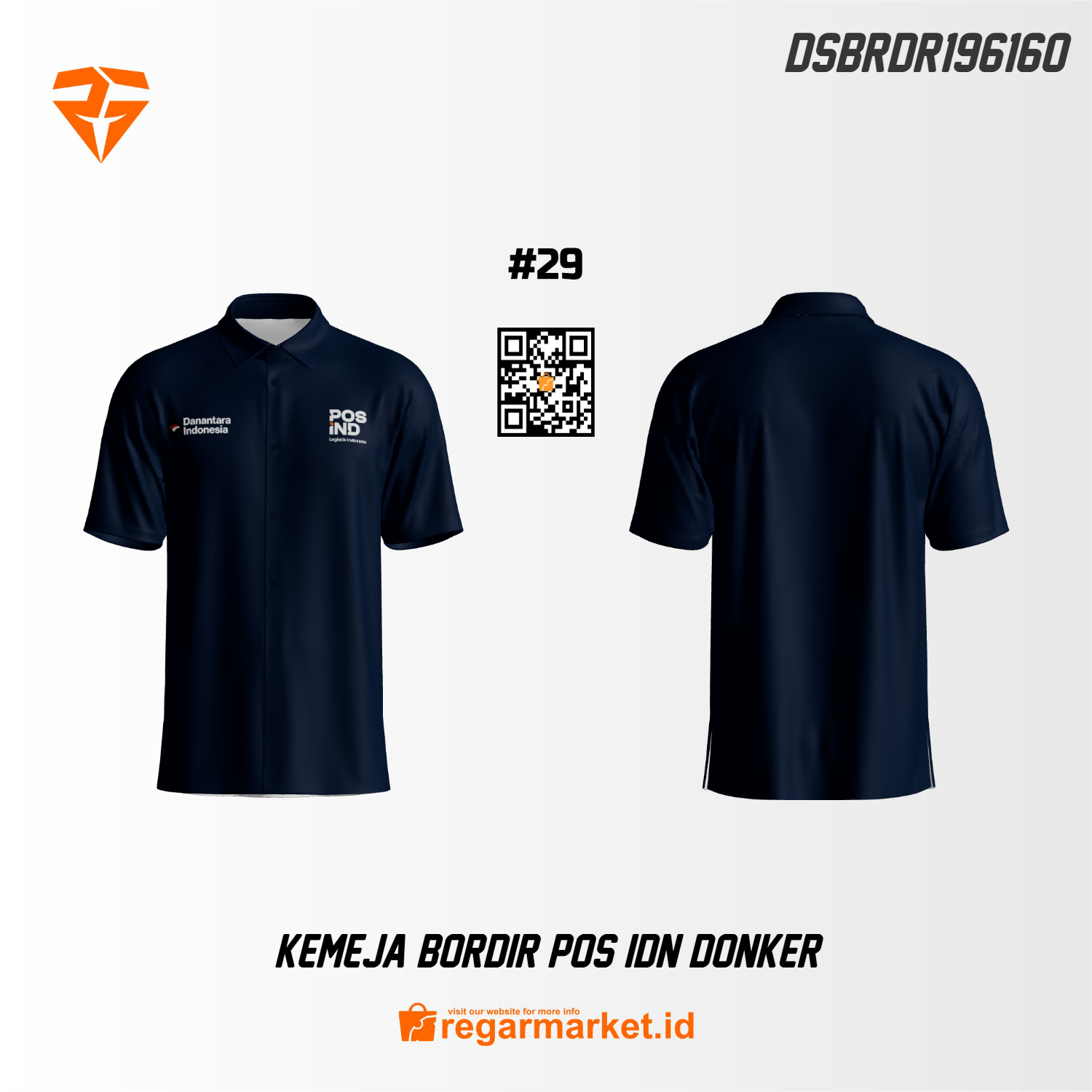 Kemeja Bordir Pos IDN Donker Custom DSBRDR196160