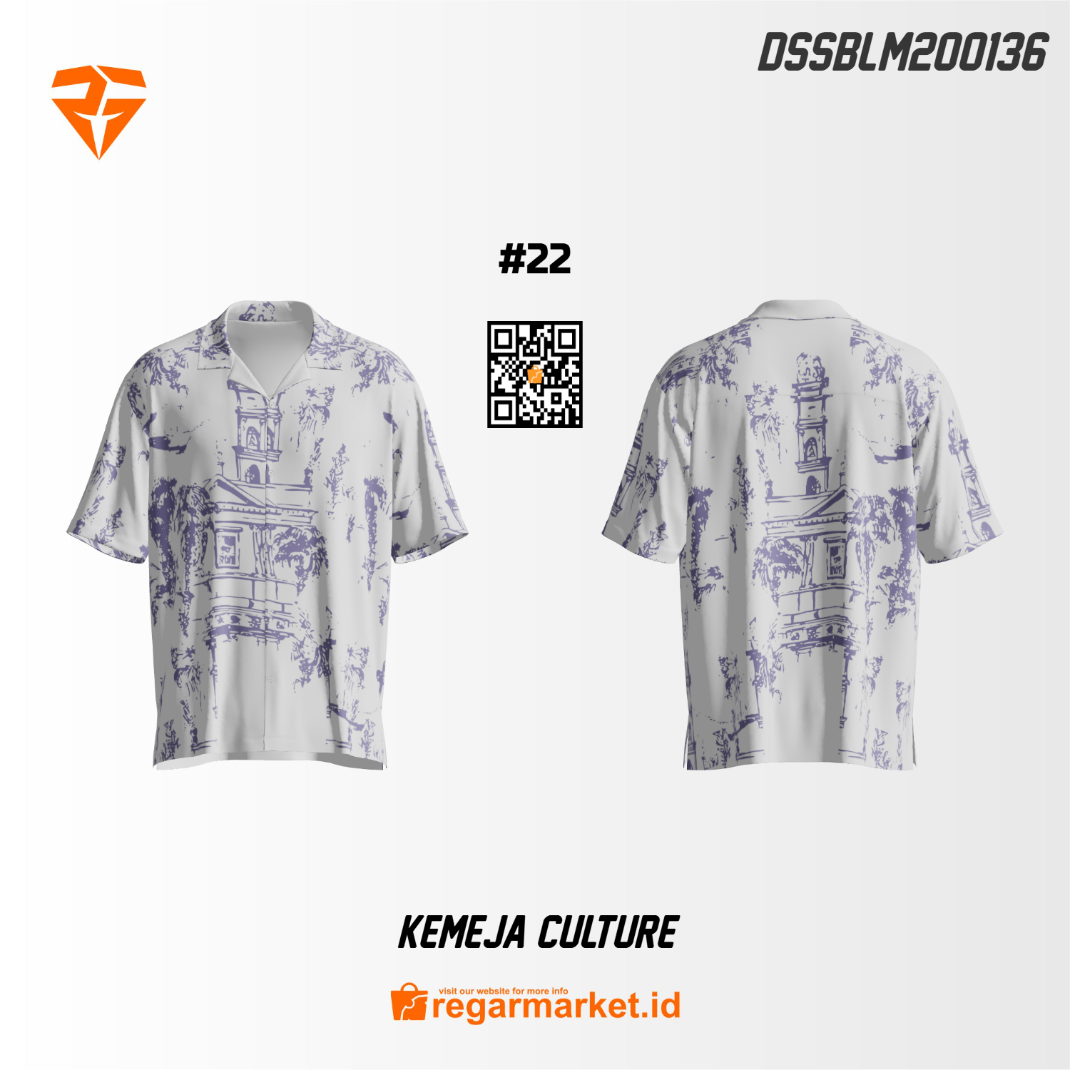 Kemeja Custom Printing DSSBLM200136