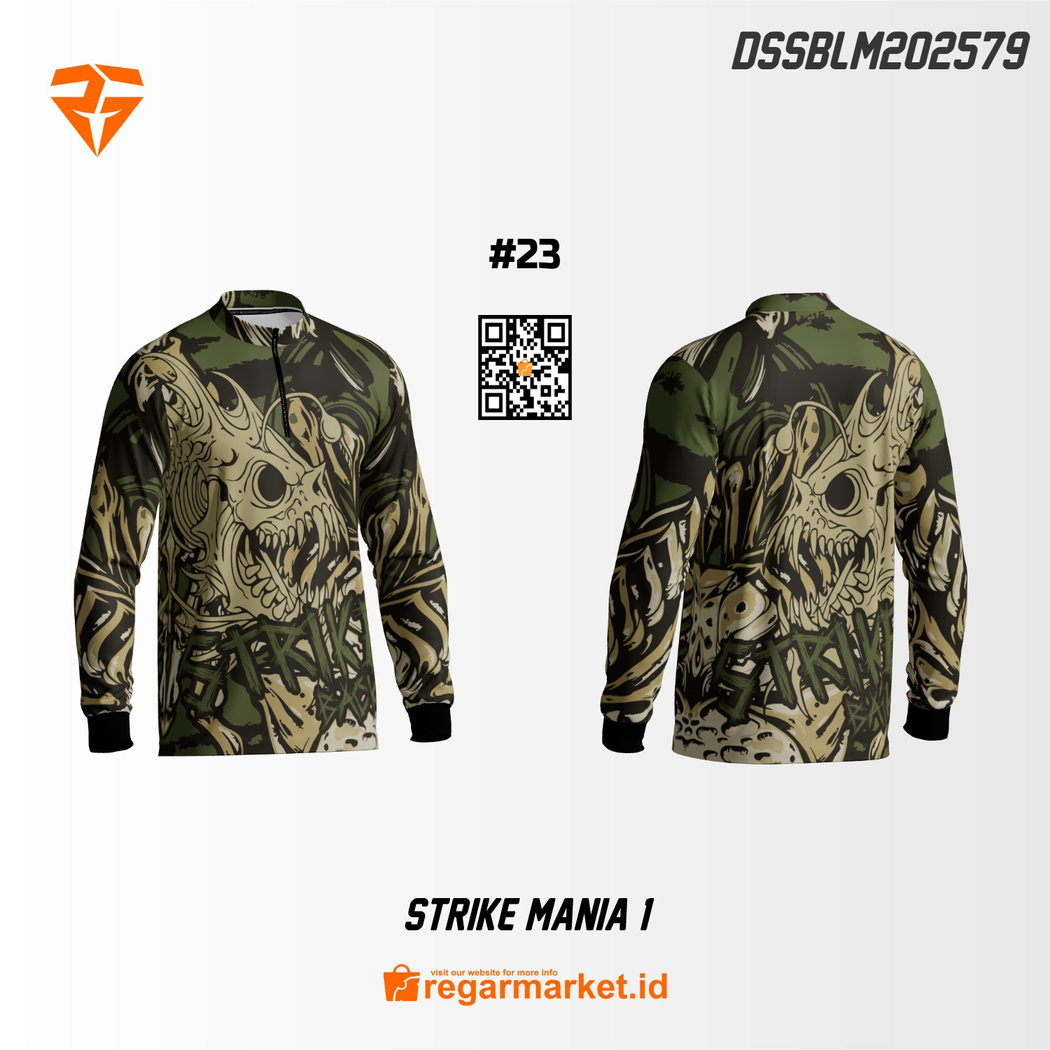 Jersey Mancing Custom Printing DSSBLM202579