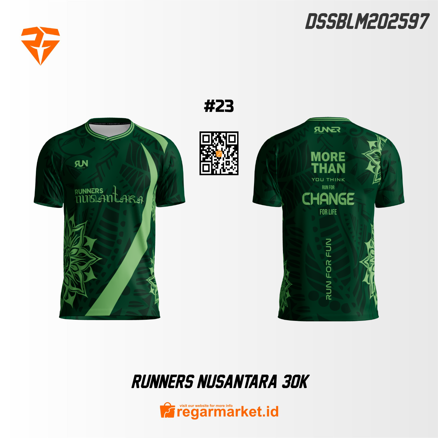 Jersey Running Custom Printing DSSBLM202597