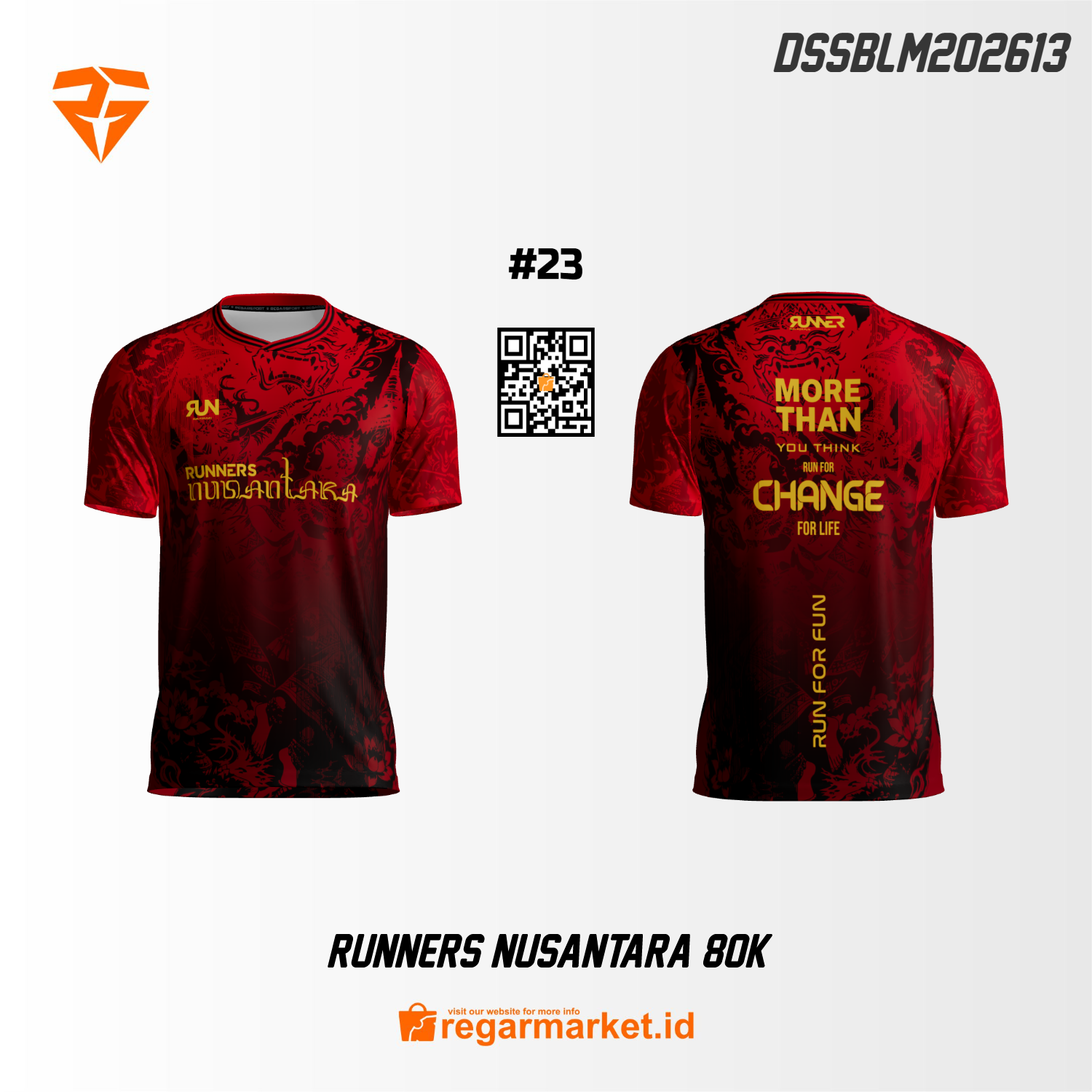 Jersey Running Custom Printing DSSBLM202613