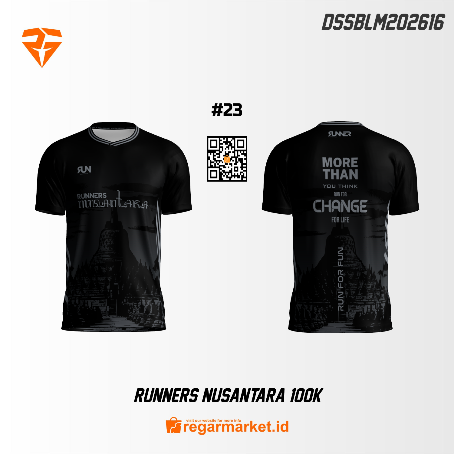 Jersey Running Custom Printing DSSBLM202616