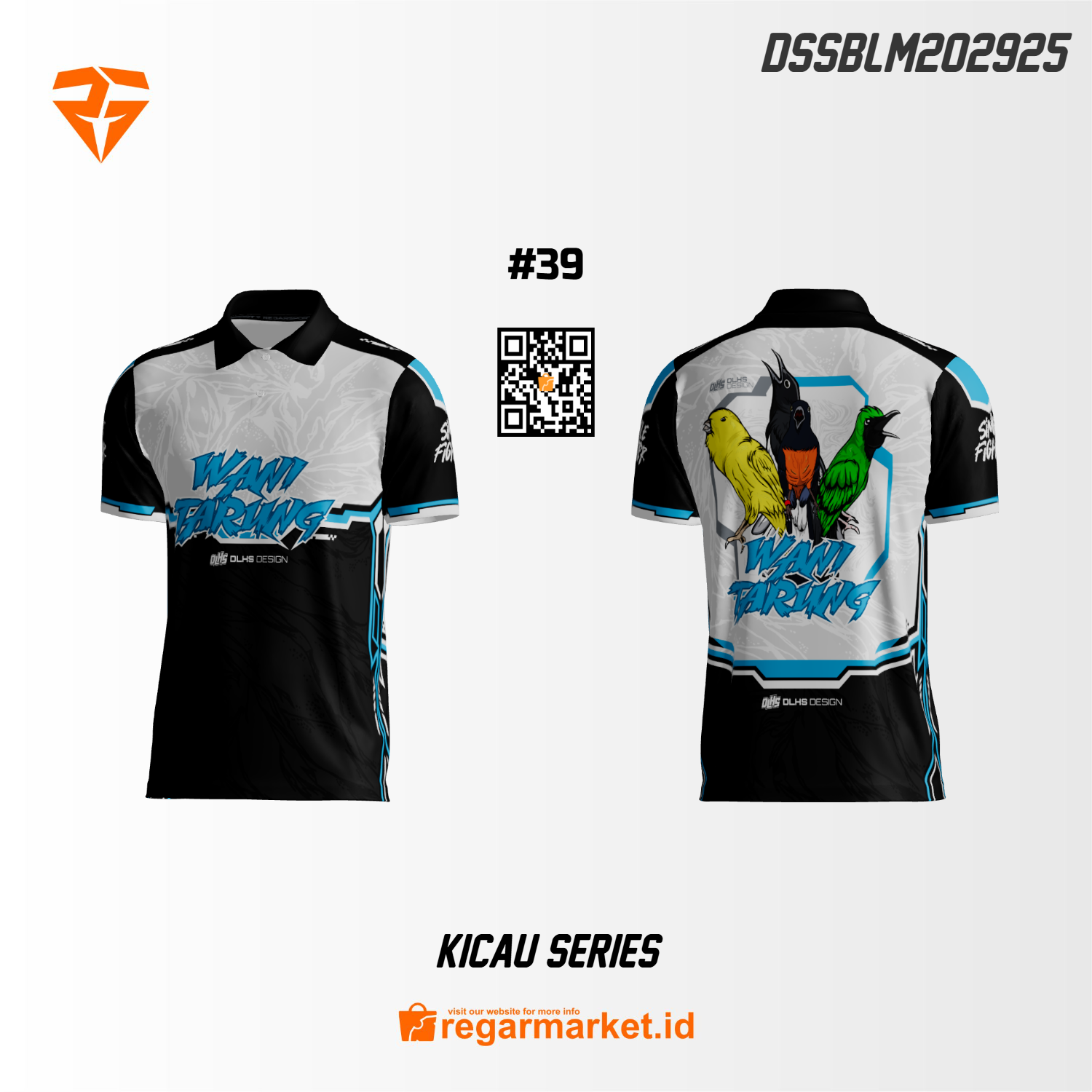 Jersey Kicau Mania Custom Printing DSSBLM202925