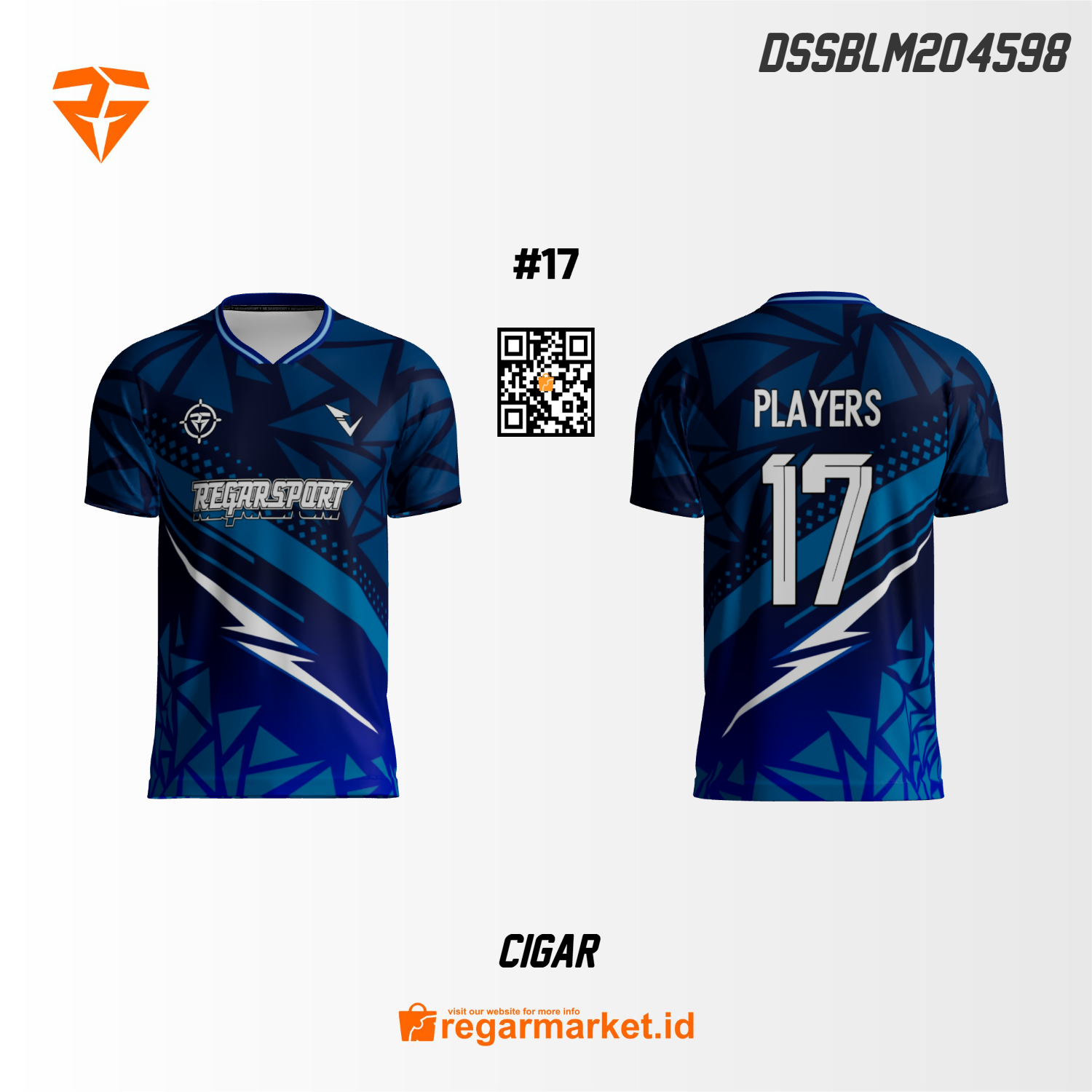 Jersey Futsal Custom Printing DSSBLM204598