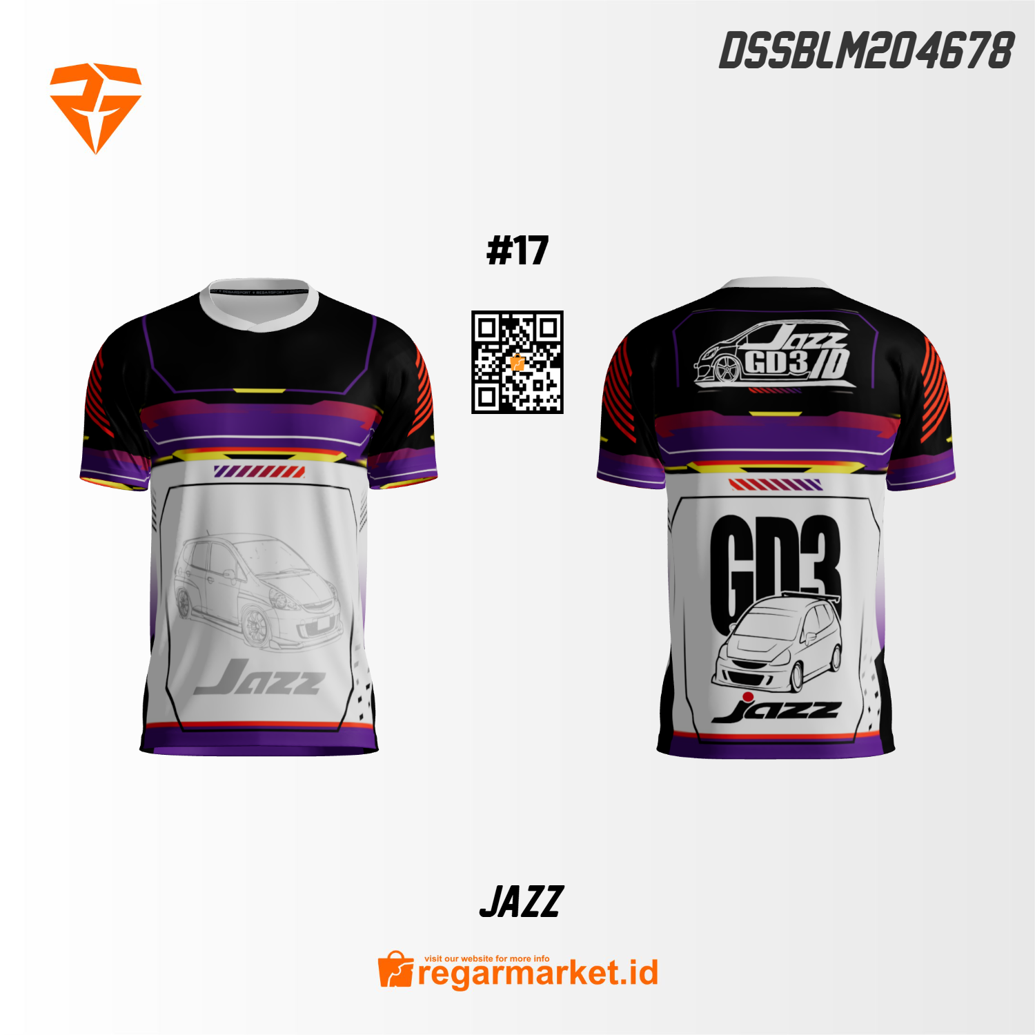 Jersey Racing Custom Printing DSSBLM204678