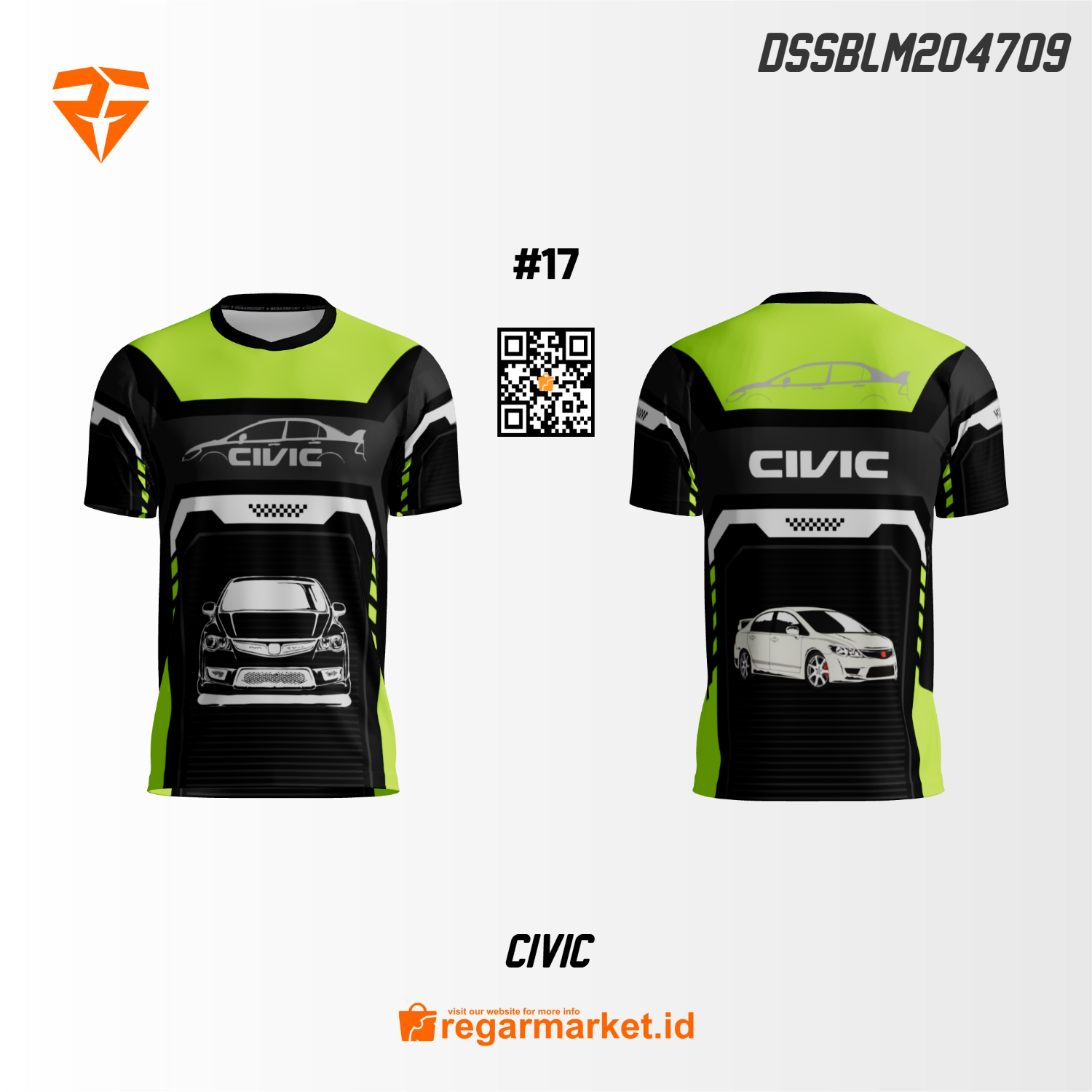 Jersey Racing Custom Printing DSSBLM204709