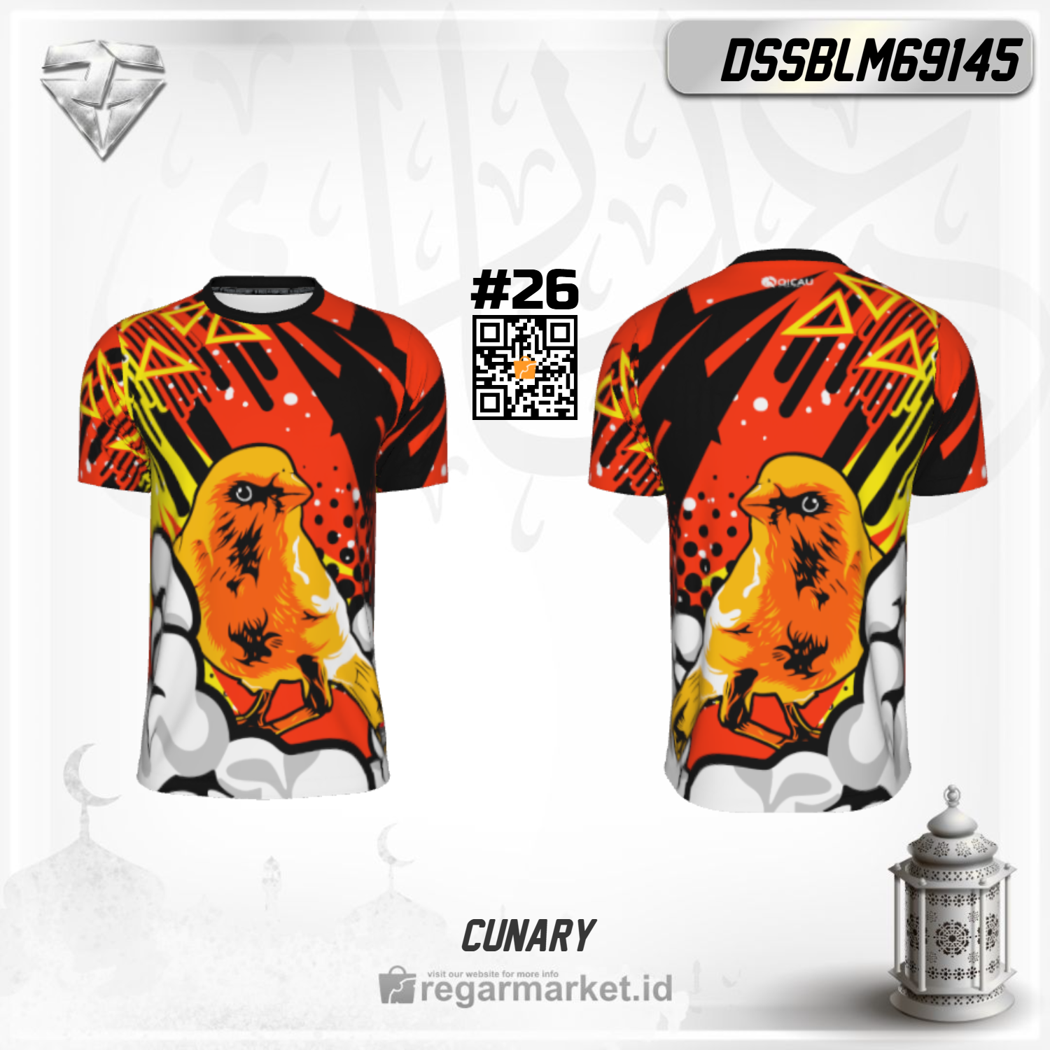 Jersey Kicau Mania Custom Printing DSSBLM69145