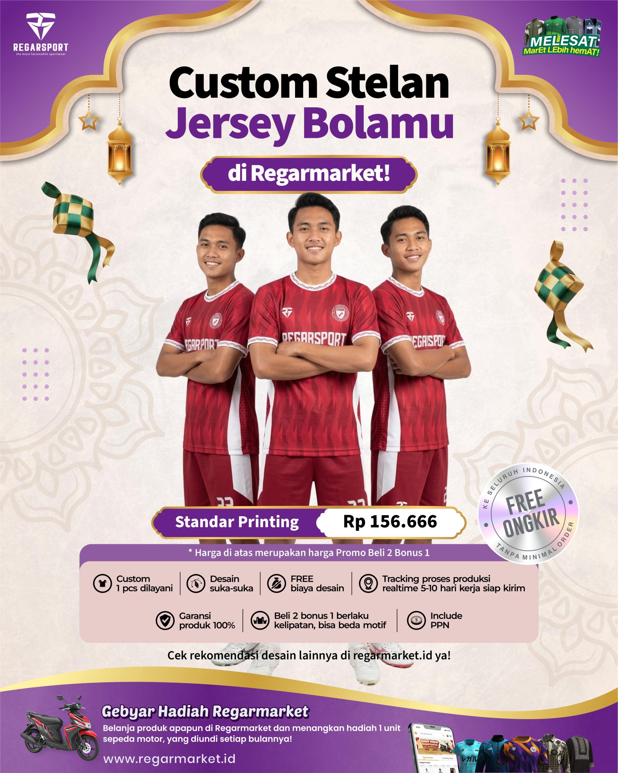 Setelan Jersey Custom Desain