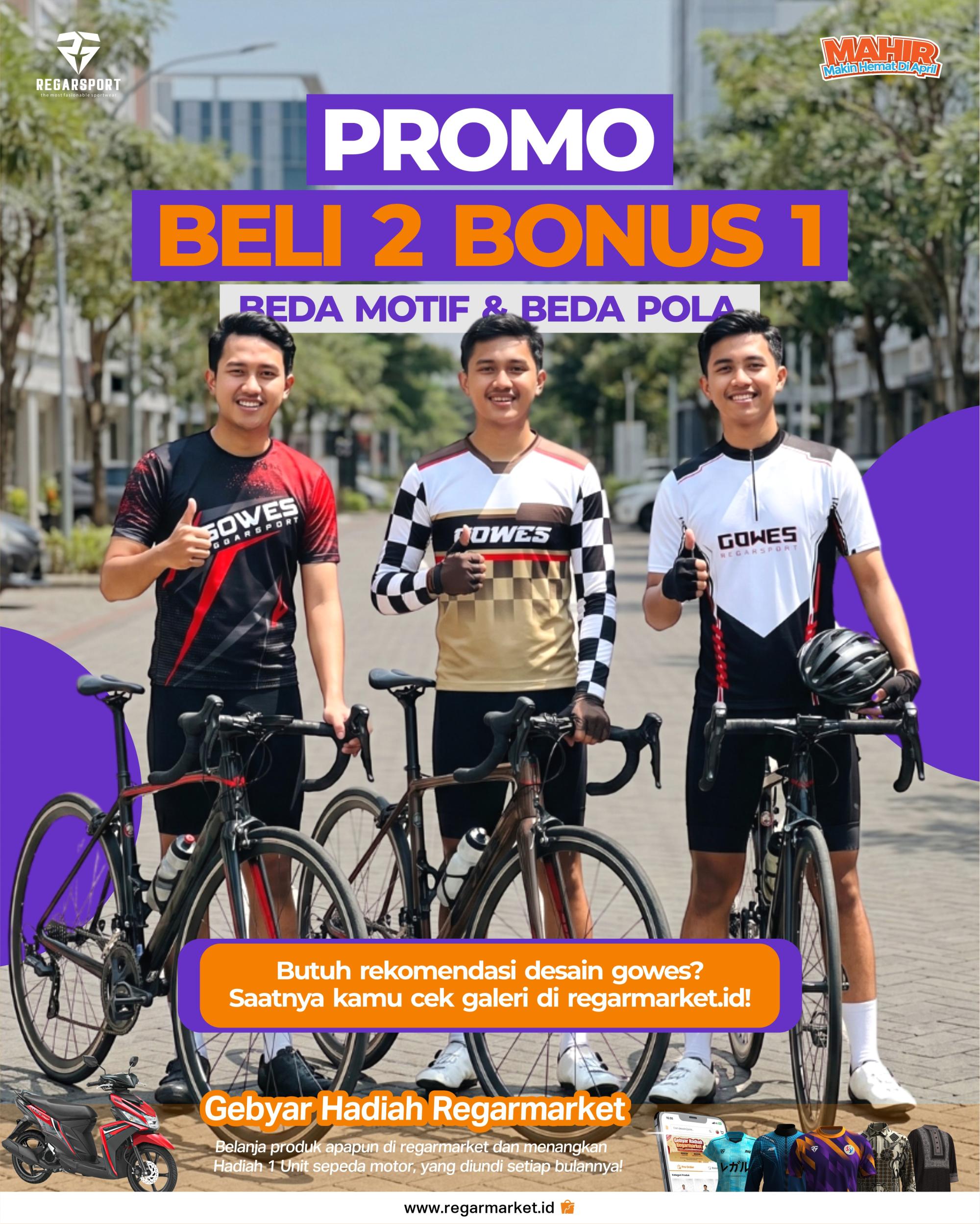 Jersey Sepeda Gowes Custom Desain