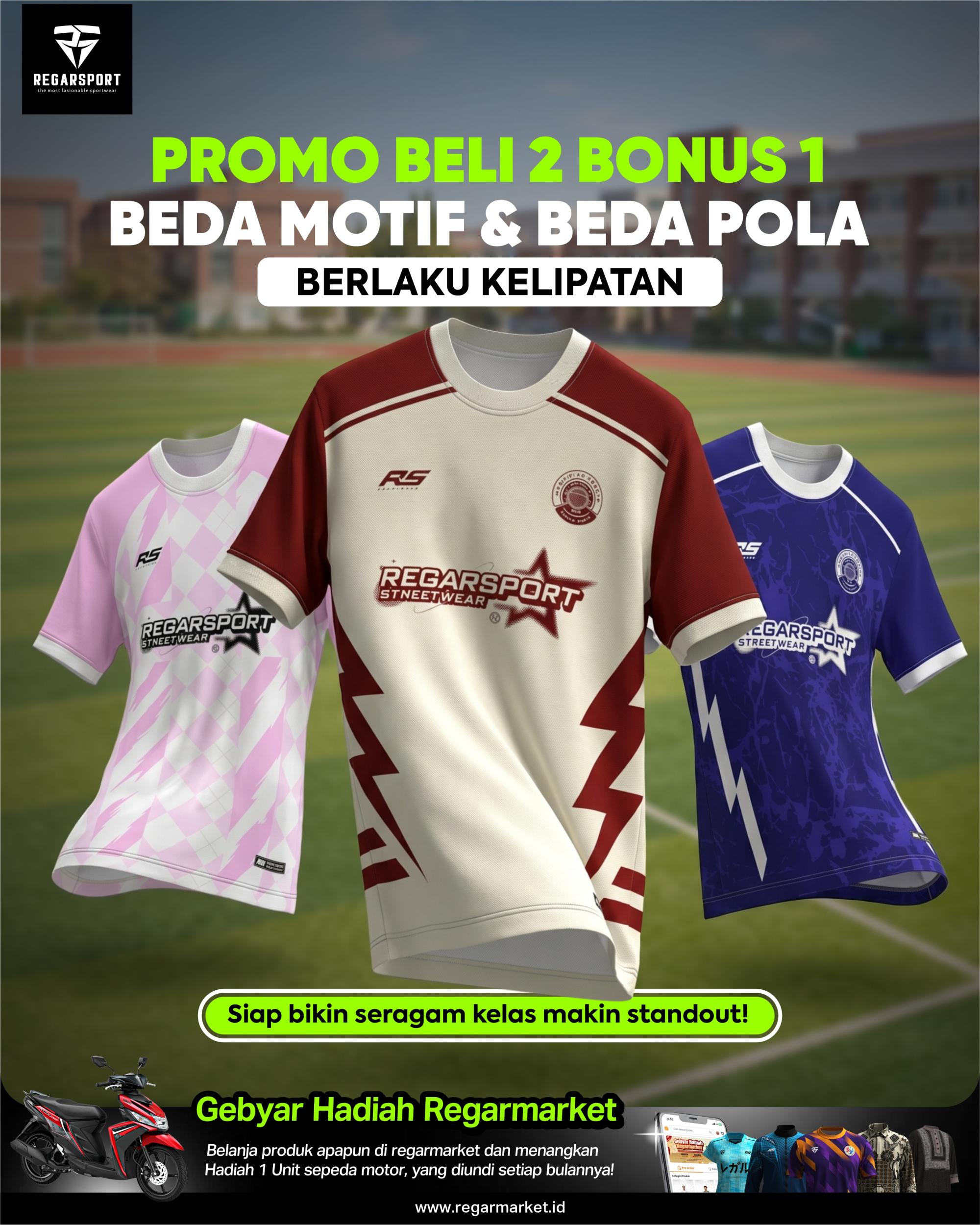 Jersey Kelas Custom Desain