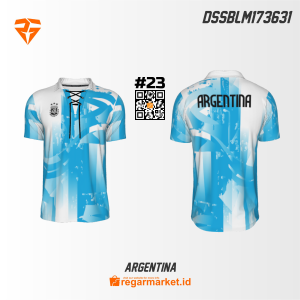 Jersey Argentina Custom Desain DSSBLM173631