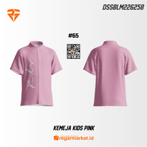 Kemeja Kids Pink Custom Desain DSSBLM226258