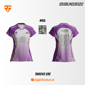 Jersey Voli Wanita Custom Desain DSSBLM226522