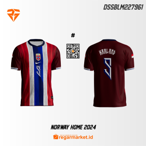 Jersey Norway Home 2024 Custom Desain DSSBLM227961