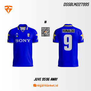 Jersey Juventus 95-96 Away Custom Desain DSSBLM227995