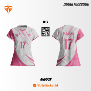 Jersey Voli Wanita Custom Desain DSSBLM228092