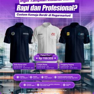 Kemeja Bordir Custom Desain Paket Pro 1