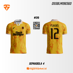 Setelan Jersey Bola Custom Printing DSSBLM196560