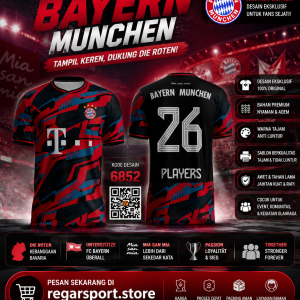 Jersey Fantasy Bayern Munchen Custom Desain DSSBLM251660