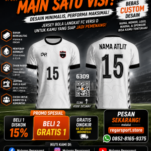 Jersey Bola Langkat FC Custom Desain DSSBLM244310
