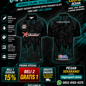 Jersey Archery Custom Desain DSSBLM182408