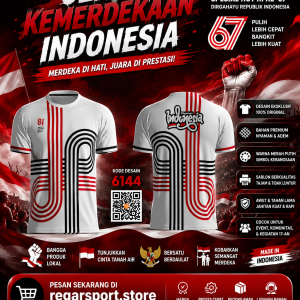Jersey Kemerdekaan Indonesia Custom Desain DSSBLM251701
