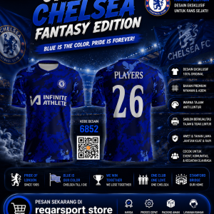 Jersey Fantasy Chelsea Custom Desain DSSBLM251656