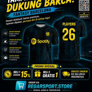 Jersey Fantasy Barcelona Custom Desain DSSBLM248984