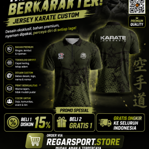 Jersey Karate Custom Desain DSSBLM246812