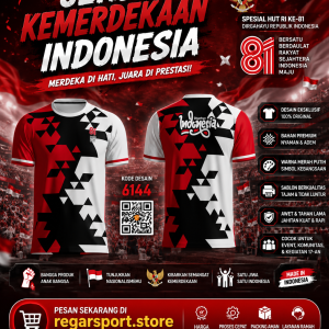 Jersey Kemerdekaan Indonesia Custom Desain DSSBLM251711