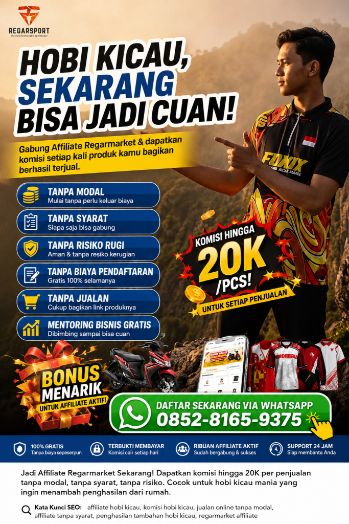 Affiliate Hobi Kicau: Dapat Komisi Hingga 20K/PCS Tanpa Modal & Tanpa Risiko