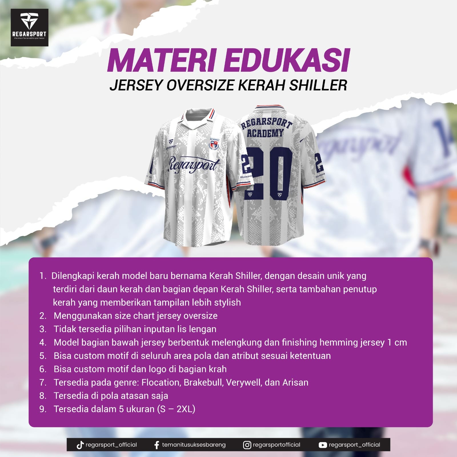 Jersey Oversize Kerah Shiller