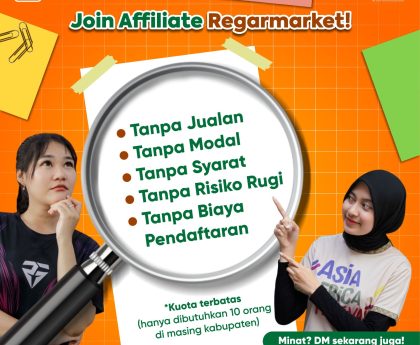 Join Affiliate Regarmarket! Peluang Penghasilan Tanpa Modal