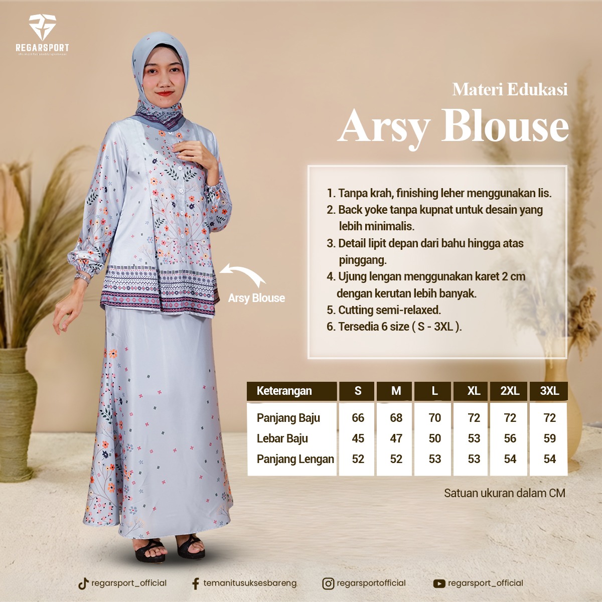 Arsy Blouse Regarsport