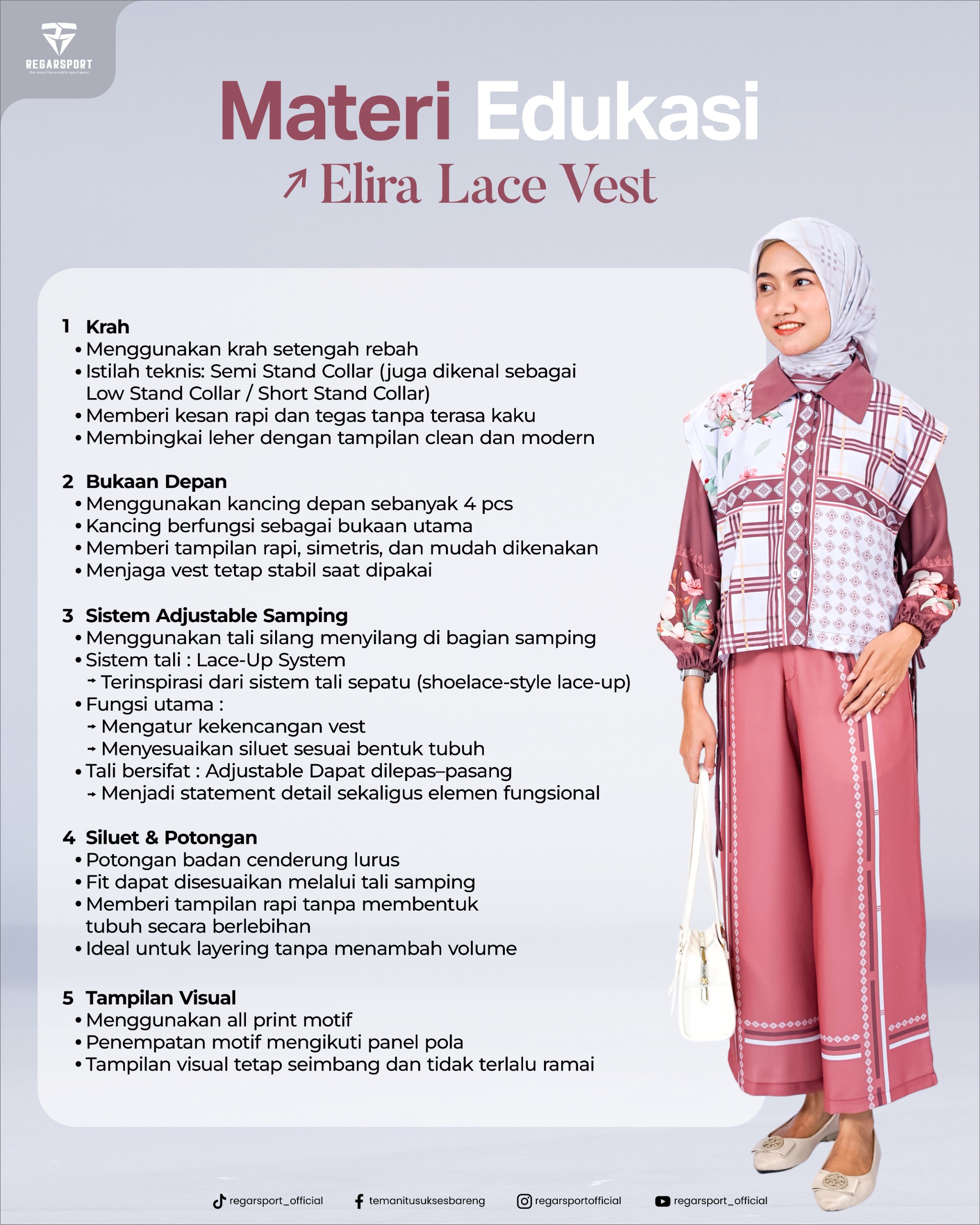 Elira Lace Vest Regarsport