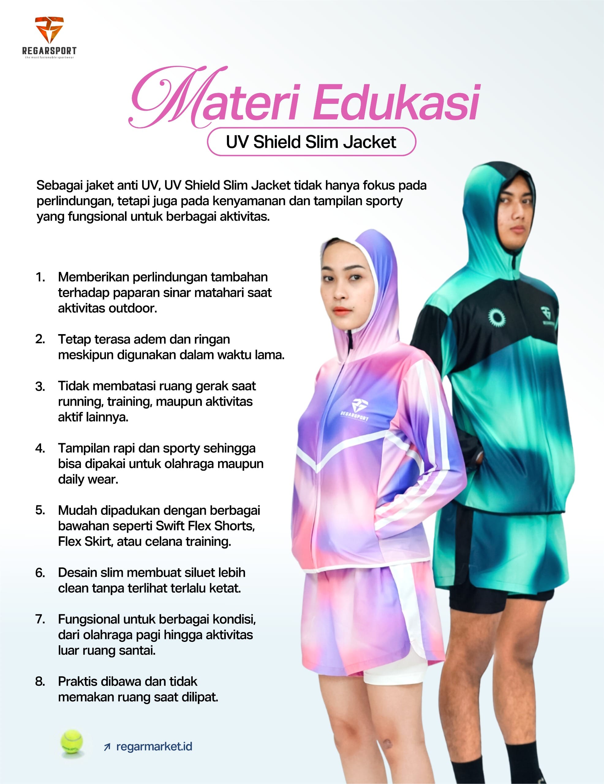 UV Shield Slim Jacket Regarsport