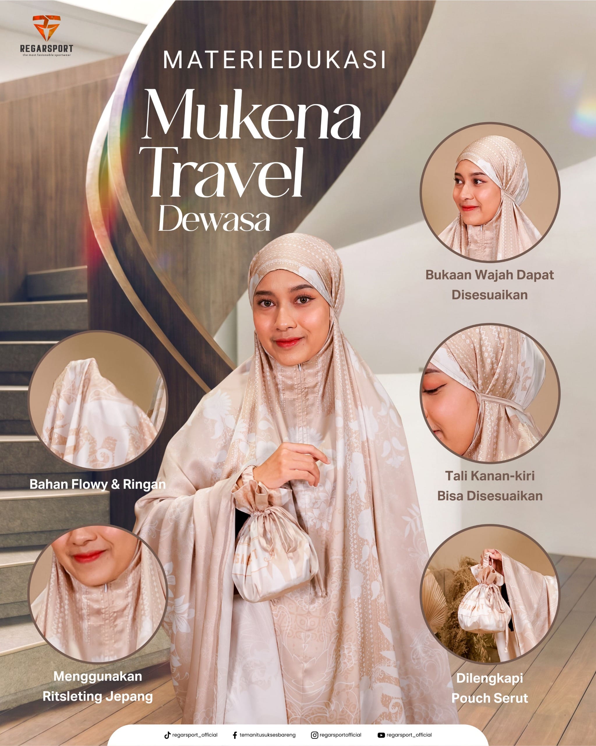 Mukena Travel Dewasa Regarsport
